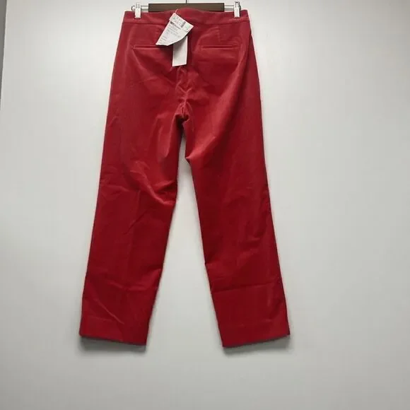 J.Crew Kate straight-leg pant in stretch velvet - Picture 7 of 8